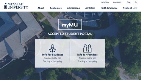 messiah university student portal